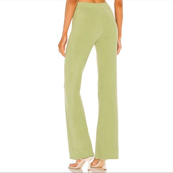 Song of style Caspian knit pants in Tarragon - Picture 3 of 4